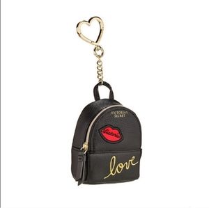 Victoria secret backpack keychain bag charm💋